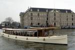 Salonboot Adeline am Schifffahrtsmuseum in Amsterdam