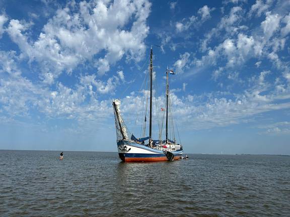 Droogvallen op het Wad met de Avanti