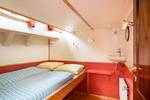 Zweibettkabine mit Etagenbett auf der Bonnefooi