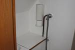 Toilette und Dusche an Bord der Broedertrouw