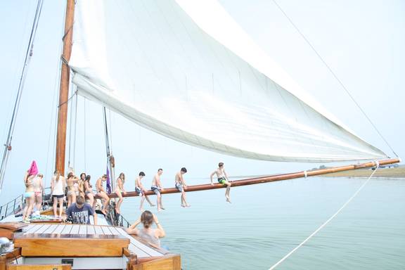 de Eendracht op het dek kinderen