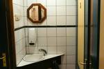Gefliestes Badezimmer der Gouwzee mit Waschbecken und Dusche