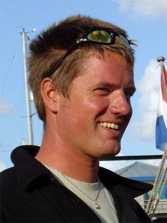 Skipper an Deck der Gouwzee