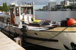 Salonboot Oude Maze am Kai festgemacht