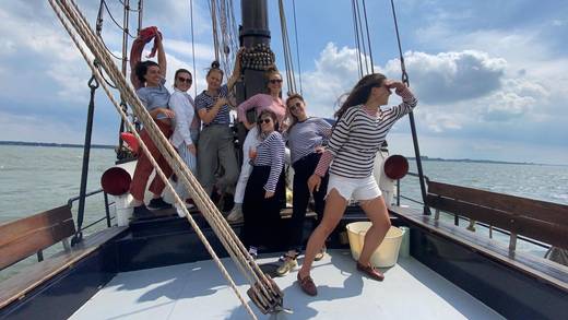 Bedrijfsuitje van Studio Modijefsky bij BootBootBoot
